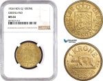 AB696, Greenland, Krone 1926, Copenhagen, NGC MS64