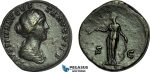 AB999, Roman Empire, Faustina II (AD 147-175) Æ Sestertius (26.63g) Rome, AD 161, Diana
