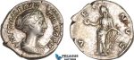 AC002, Roman Empire, Faustina II (AD 147-175) AR Denarius (3.16g) Rome, AD 161-164, Venus