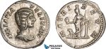 AC009, Roman Empire, Julia Domna (AD 211-217) AR Denarius (3.08g) Rome, AD 212, Cybele