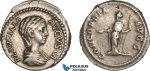 AC010, Roman Empire, Plautilla (AD 202-205) AR Denarius (3.05g) Rome, AD 202-203, Concordia