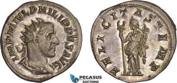 AC019, Roman Empire, Philip I Arab (AD 244-249) BL Antoninian (3.81g) Rome, AD 247-249, Felicitas
