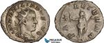 AC023, Roman Empire, Philip II (AD 247-249) BL Antoninian (3.09g) Rome, AD 248, Pax
