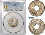 AD004, British East Africa, George V, 1 Cent 1916-H, Heaton, PCGS MS66+