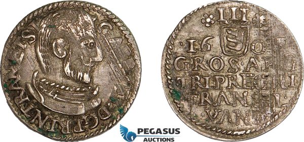 AD084, Transylvania, Gabriel Bathori, 3 Groschen 1609, Silver (2.19g) XF