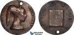 AD099, Italy, Renaissance Bronze Cast Medal ND (Ø42mm, 33.3g) by Matteo de’ Pasti, Isotta degli Atti