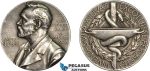 AD118, Sweden, Silver Committee Medal 1947 (Ø26.8mm, 12.2g) Alfred Nobel, Swedish Medical Society