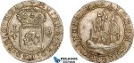 AD286, Netherlands, Batavian Rep. 1/4 Gulden 1802, Silver, Lustrous AU