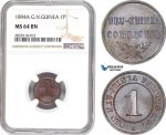 AD668, German New Guinea, 1 Pfennig 1894-A, Berlin, NGC MS64BN