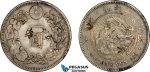 AE044, Japan, Meiji, Yen Yr. 24 (1891) Silver, Chop marked, XF