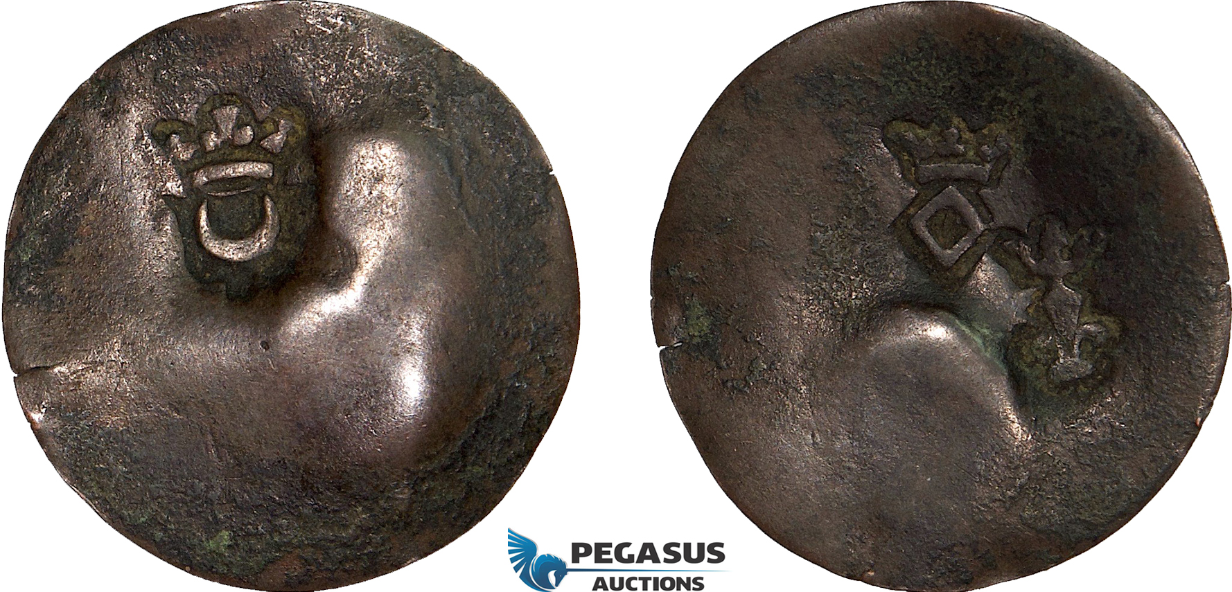 AE368, Malta, Emmanuel Pinto, 2 Tari ND, Countermarked