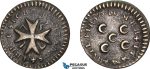 AE46, Malta, Emmanuel Pinto, Grano 1757, VF-XF