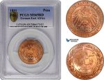 AE786, German East Africa (DOA) Pesa 1891, PCGS MS65RD