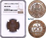 AE956, German East Africa, Pesa 1890, NGC MS65BN