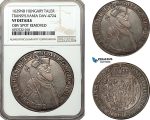 AE981, Transylvania, Gabriel Bethlen, Taler 1629 N-B, Nagybanya, Silver, NGC VF Det., Rare!