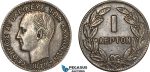 AF230, Greece, George I, 1 Lepton 1870-BB, Strasbourg, XF-AU
