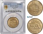 AF276-R, Greenland, Krone 1926, Copenhagen, PCGS MS66 (Type III)
