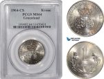 AF279-R, Greenland, Krone 1964, Copenhagen, PCGS MS64