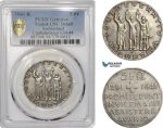 AF300, Switzerland, 5 Francs 1941-B, Bern, Silver, "Swiss Conf." PCGS UNC Det.