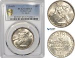 AF301, Switzerland, 5 Francs 1944-B, Bern, Silver, "St. Jakob" PCGS MS65