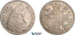 AF463, Scotland, Charles II, First coinage, 4 Merks 1674, type III, Edinburgh, Silver, S.5606, aUNC, Adjusment marks, Very Rare!