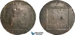 AF538, Russia, Moldavia & Wallachia, 2 Para / 3 Kopeks 1773, Sadogura, VF, some deposits