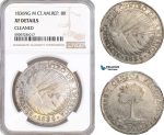 AF727, Central American Republic, Guatemala, 8 Reales 1836 NG M, Nueva Guatemala, Silver, NGC XF Det.