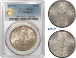 AG293, Philippines (US Administration) Peso 1909-S, San Francisco, Silver, PCGS MS62