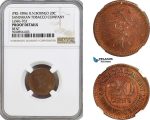 AG944, British North Borneo, 20 Cents ND, Pre 1896, Sandakan Tobacco Company, LaWe-763, NGC Proof Details