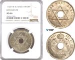 AH275, British West Africa, Edward VIII, 1 Penny 1936 H, Heaton Mint, NGC MS66