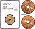 AH44, Faeroe Islands (Denmark) Christian X, 5 Øre 1941, Copenhagen Mint, NGC MS63RB