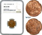 AI218, Canada, George V, 1 Cent 1921, Ottawa Mint, NGC MS63BN