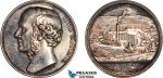 AI655, Sweden, Silver Medal 1886 by Ahlborn, David Carnegie, Halfsekels Mine, Lightly cleaned, EF-UNC