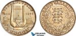 AI699, Estonia, 1 Kroon 1933, Singing Festival, Silver, Toned AU