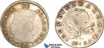 AI905, Colombia, Pre-Rebublican, 1 Real 1821 Ba JF, Cundinamarca, Silver, Fine