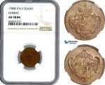 AI938, Italy, Gorizia, Joseph II, 1 Soldo 1788 K , Kremnica Mint, NGC AU58BN, Pop 1/0