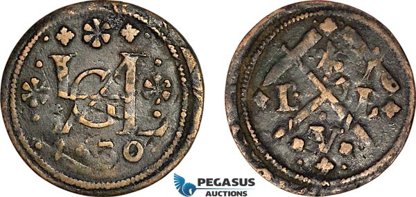 AI998, Transylvania, Heinrich & Johannes Lisibona, Lapos-Banya, Mining Token 1630, of the highest rarity, never sold before, Gohl 166, VF