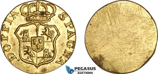 AJ124, Spain & Italy, 18th Century Monetary Weight for Doppia (Doubloon), (6.72g) EF-UNC
