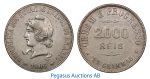 B03, Brazil, 2000 Reis 1906, Silver, Nice!