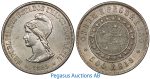 B05, Brazil, 500 Reis 1889, Silver, High Grade!