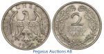 C12, Germany, Weimar, 2 Reichsmark 1926-A, Silver, Frosty High Grade!