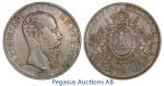 C20, Mexico, Maxilimian, Peso 1866-Mo, Beatiful toning!
