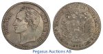 C21, Venezuela, 5 Bolivares 1936, Silver, Very nice with a great toning!