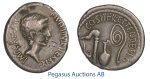 C50, Roman Imperatorial, Octavian (Augustus) (44 BC/27 BC-14 AD) AR Denarius (3.58g) Struck 37 BC