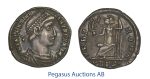 C57, Roman Empire, Valentinian I (364-375 AD) AR Siliqua (1.81g) Trier, VRBS ROMA
