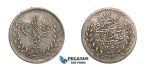 D67, Turkey, Ottoman Empire, Abdülmecid, 20 Para AH1255/10, Silver