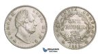 D81, British India, William IV, Rupee 1835 (RS Incuse) Silver