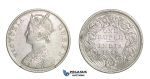 D83, British India, Victoria, Rupee 1862, Silver