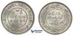 E92, India, Kutch, 5 Kori 1935, Silver, Top Grade!