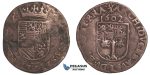 E97, Belgium, Brabant, Albert & Isabella, Liard 1602, Copper (3.94g) Rare! Minor Corrosion